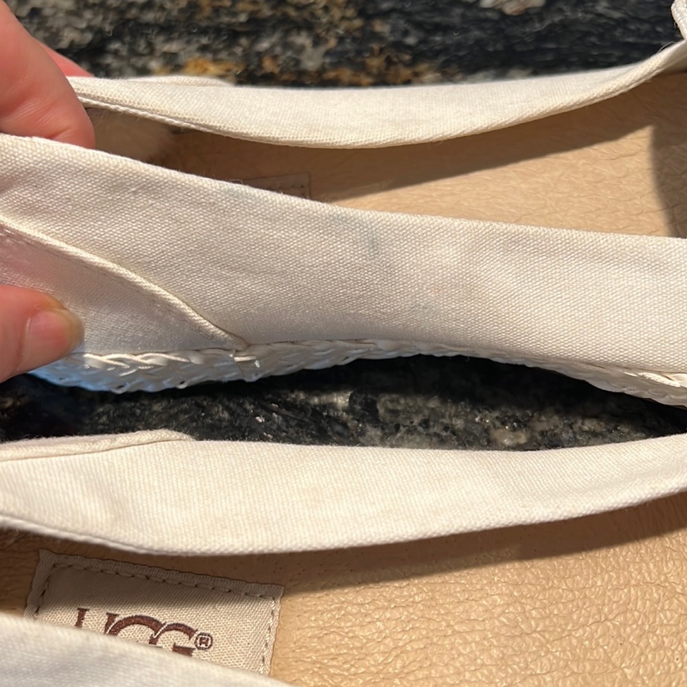 NWOB UGG Canvas Bow Flats - Picture 13 of 14
